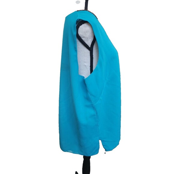 Midnight Velvet 2 Piece Jacket/Tank Plus Size 1X Embellished Flowy - Picture 11 of 15